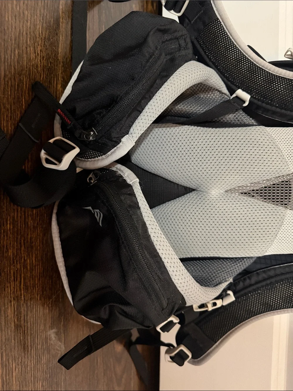 Gregory Black Men's Trekking Backpack with White Harness Accents